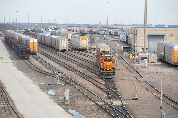 Alliance Yard in Haslet, Texas